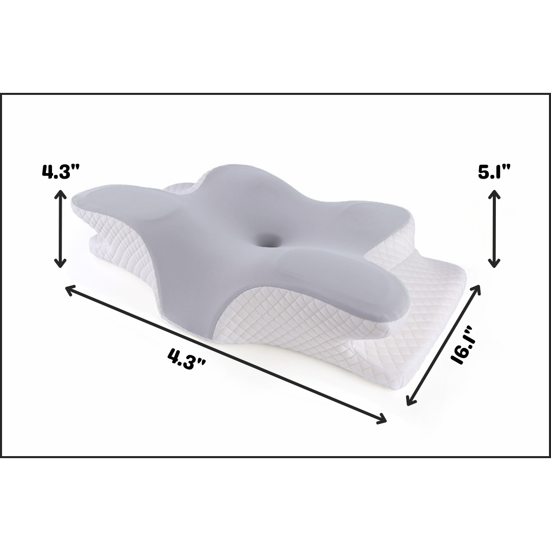 FLEXIneck II - Slow Rebound Memory Foam Cervical Support Pillow